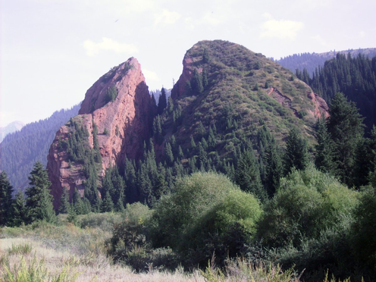 Kyrgyzstan canyon valley gorge