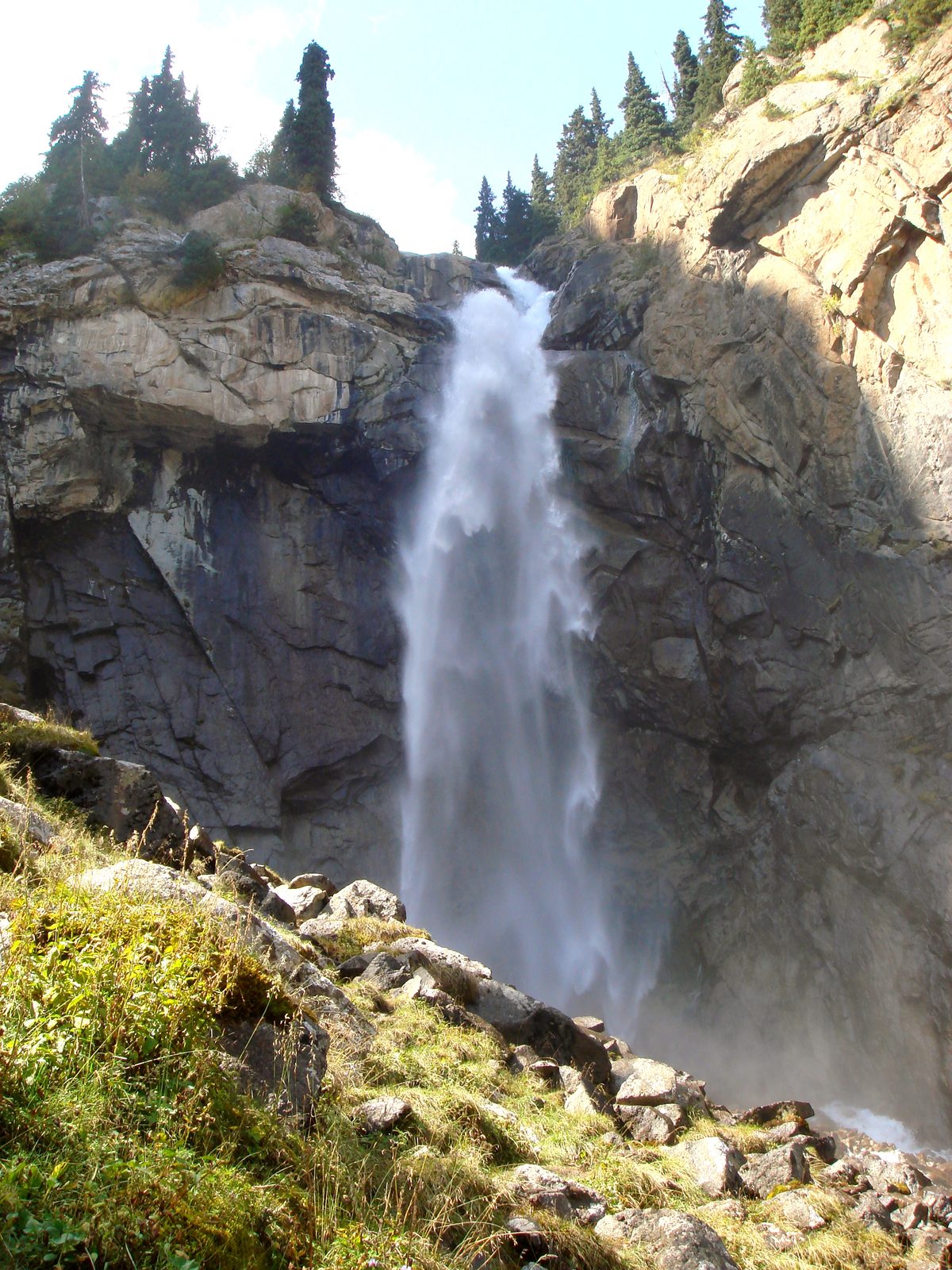 Barskoon Waterfall Kyrgyzstan