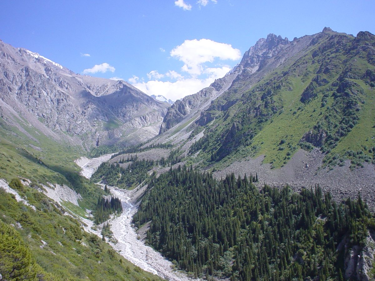 Ala Archa mountains Kyrgyzstan